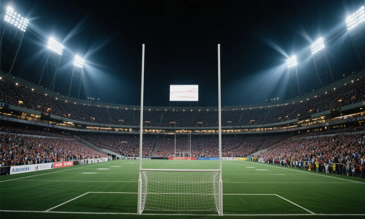 绿茵场与球迷欢呼